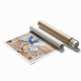 Extra large rolled print of Edgar Degas's floral art, featuring soft pastel shades.