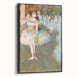 Black and white landscape art painting featuring a vintage poster style, framed canvas, ideal for bedroom wall decor.