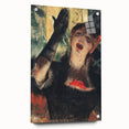 Acrylic print of Edgar Degas' dancers in soft pastel shades, suitable for bedroom or dining room decor.