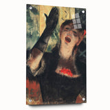 Acrylic print of Edgar Degas' dancers in soft pastel shades, suitable for bedroom or dining room decor.