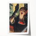 Edgar Degas-inspired floral art on rolled print, featuring soft pastel tones.