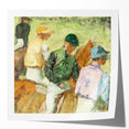 Extra large wall art featuring an Edgar Degas-inspired floral design in pastel shades on glossy photo print.
