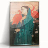 Edgar Degas-inspired large art print in a gold frame, featuring ballet dancers in pastel hues, ideal for nursery wall art.