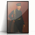 Large abstract wall art featuring a mid-century modernist style with soft pastel shades on a framed acrylic.