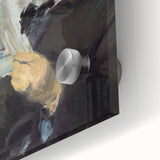Large abstract wall art featuring a close-up of an Edouard Manet painting in muted tones on acrylic glass.