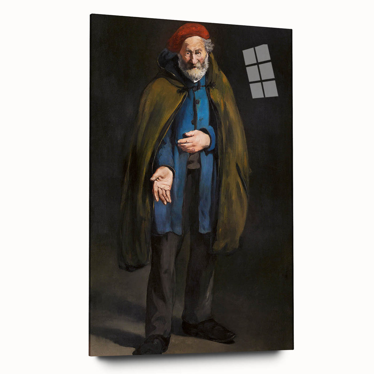 Acrylic print of Edouard Manet's artwork featuring soft brush strokes in neutral tones.