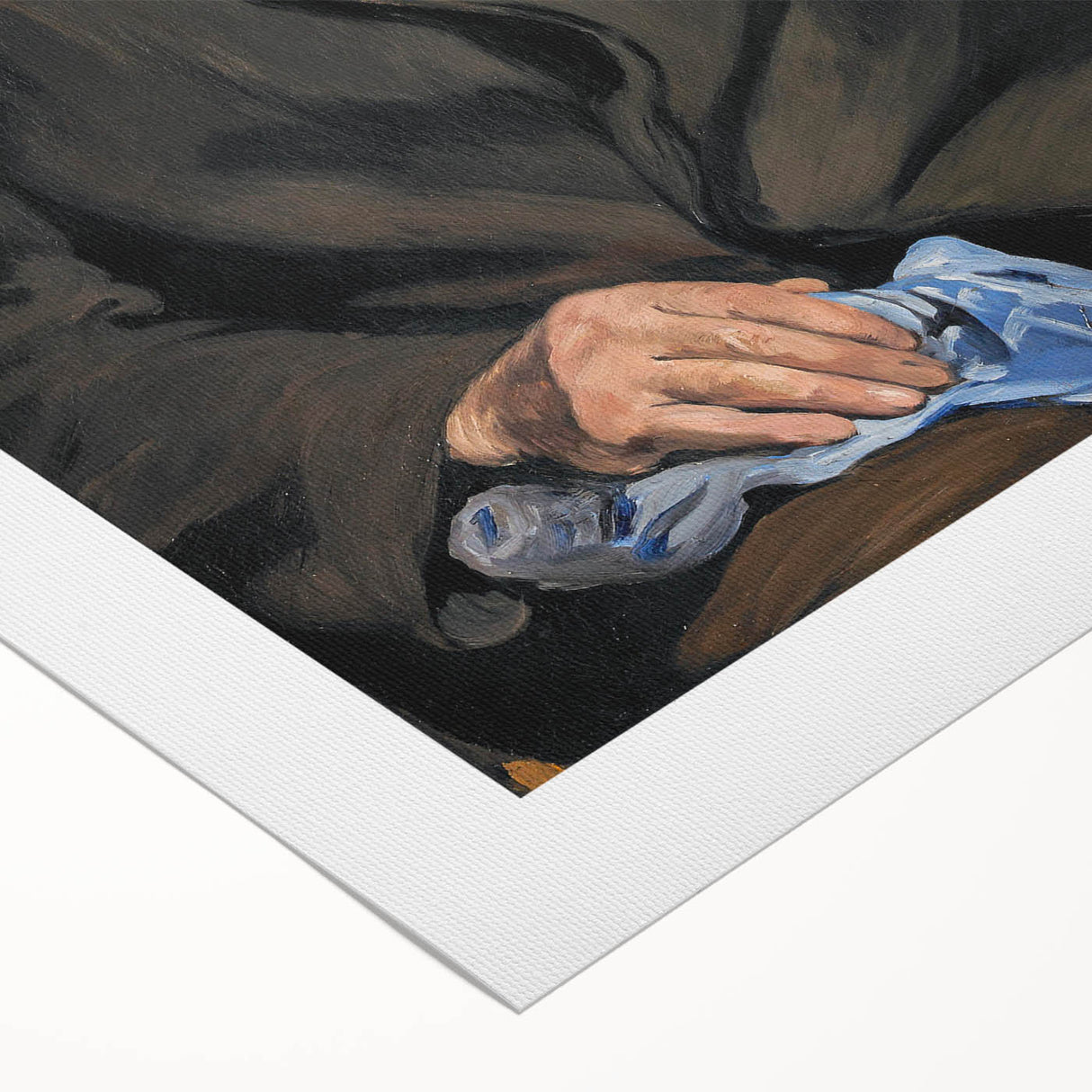 Art deco poster featuring a vibrant Edouard Manet collection on rolled canvas, ideal for dining room wall art.