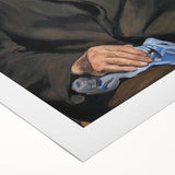 Art deco poster featuring a vibrant Edouard Manet collection on rolled canvas, ideal for dining room wall art.