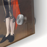 Mid-century modernist large abstract wall art by Edouard Manet in acrylic glass, featuring bold color strokes.