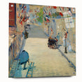 Acrylic print of Edouard Manet's artwork, featuring muted colors and impressionist style.