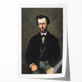 Extra large rolled print of a Paul Cézanne floral still life, featuring soft green and yellow tones.