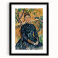 Extra large, colorful art print of abstract textured design in a black frame, ideal for living room decor.