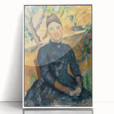 Acrylic print of a Paul Cézanne artwork featuring soft earth tones, ideal for nursery wall art or modern decor.