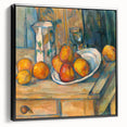 Black and white wall art featuring a landscape painting on framed canvas, ideal for bedroom decor.