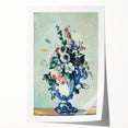 Extra large rolled print of Paul Cézanne's floral artwork in muted earth tones.