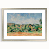 Textured abstract art print featuring muted earth tones on a framed canvas, ideal for bedroom art.
