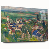 Acrylic print of Paul Cézanne's abstract design in muted tones, ideal for bedroom or dining room art.
