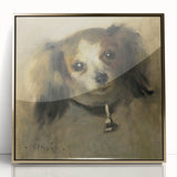 Framed acrylic print of Pierre-Auguste Renoir's painting, featuring soft pastel shades, ideal for nursery wall art.