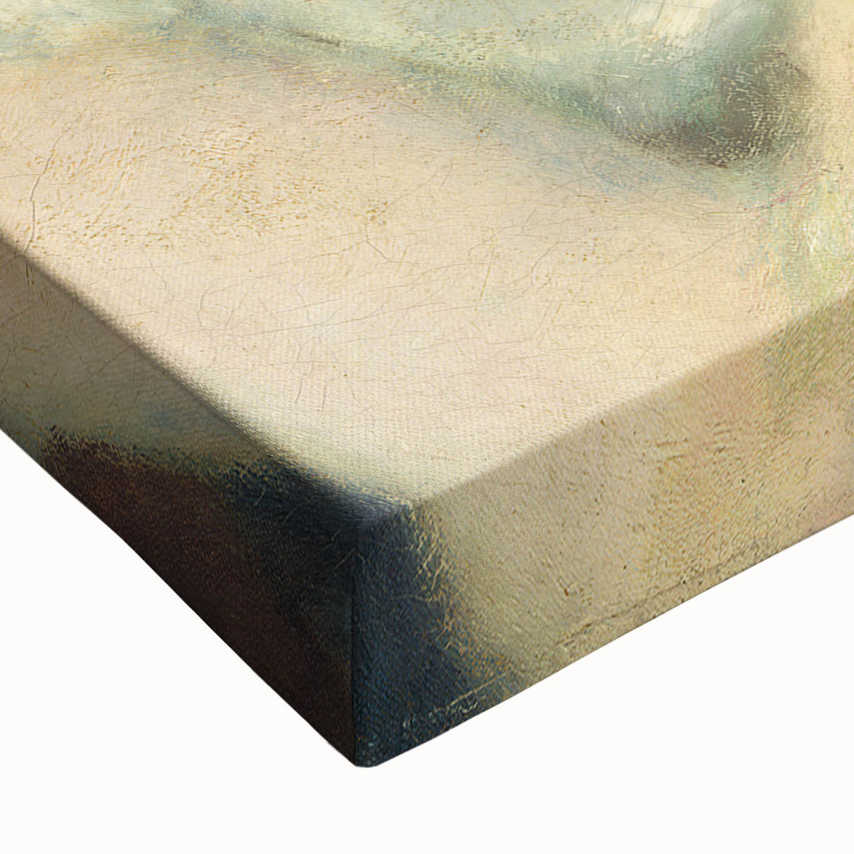Large art canvas featuring a black and white landscape painting, ideal for bedroom wall decor.