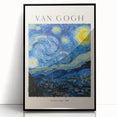 Large abstract wall art featuring swirling shades of blue and yellow on a framed acrylic; suitable for modern art wall decor.
