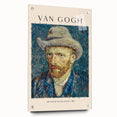 Acrylic print of a Van Gogh-inspired abstract design in vivid blues and yellows, ideal for dining room decor.