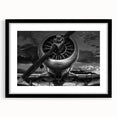 Abstract airplane design in vibrant colors on a large canvas, textured finish, suitable for living room decor.