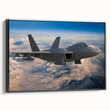 Black and white framed canvas featuring a vintage airplane, ideal for bedroom wall decor.