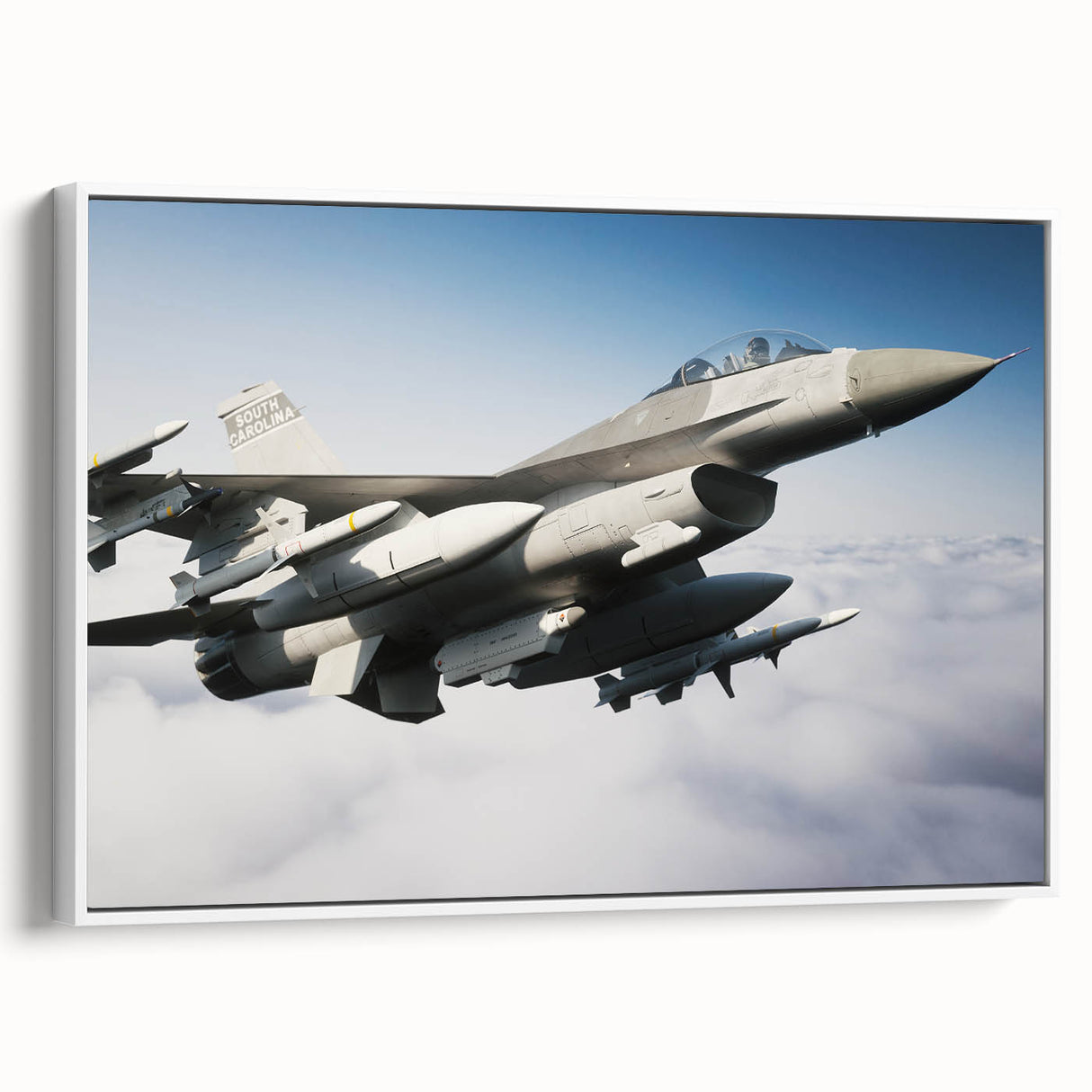 Vintage poster art of a classic airplane in black and colorful hues on a large framed canvas, ideal for living room decor.