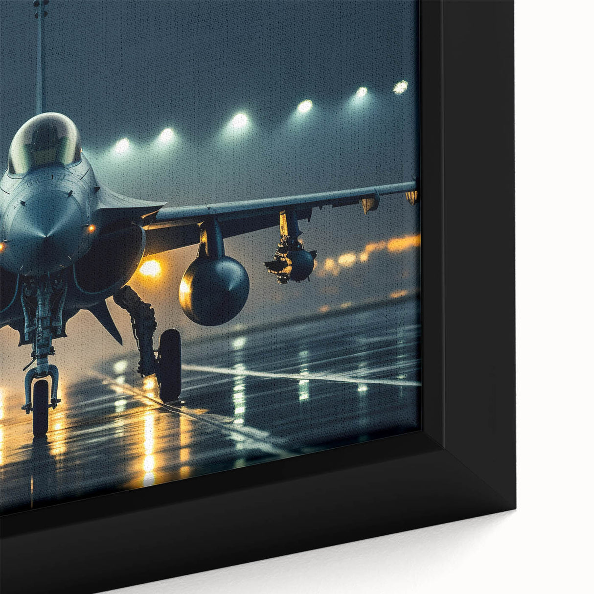 Extra large framed canvas featuring a textured, colorful abstract design with black accents, suitable for living room decor.
