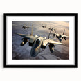 Extra-large abstract airplane design in vibrant colors on textured canvas, framed in black, suitable for living room decor.
