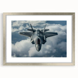 Textured art print of abstract airplanes in silver and gray tones on a framed canvas, suitable for bedroom decor.