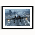 Abstract airplane design in vibrant colors on textured canvas, ideal for extra large living room wall art.