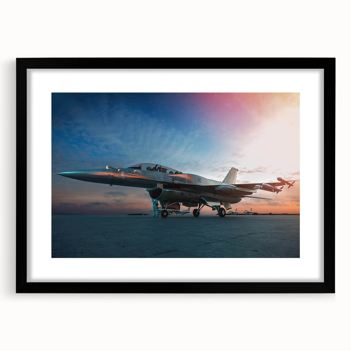 Extra large canvas featuring an abstract colorful airplane design in vibrant hues, textured art, ideal for living room decor.