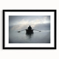 Colorful abstract art print of a rowboat, in vibrant hues on a textured, extra large canvas, ideal for living room decor.