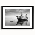 Abstract art print of a colorful sailboat on textured canvas, ideal for extra large living room wall art.