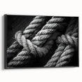 Black and white framed canvas of a vintage sailboat, ideal for bedroom wall art with a minimalist style.