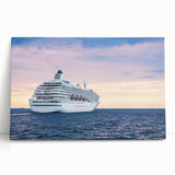 Black and white photo of a ship on stretched canvas, featuring high-contrast imagery.