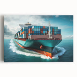 Black and white photograph of a classic sailboat on stretched canvas, ideal for kitchen wall art.