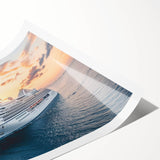 Extra large wall art featuring a line art design of flowers in a minimalist style, printed on rolled canvas.