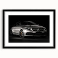 Abstract art print of colorful, textured sports cars on a large canvas, ideal for living room wall decor.