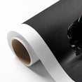 Art deco style poster of a vintage car in monochrome shades, rolled canvas format, suitable for nursery wall art.