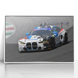 Art deco poster of vintage cars in muted colors on white acrylic, ideal for modern art wall decor or nursery.