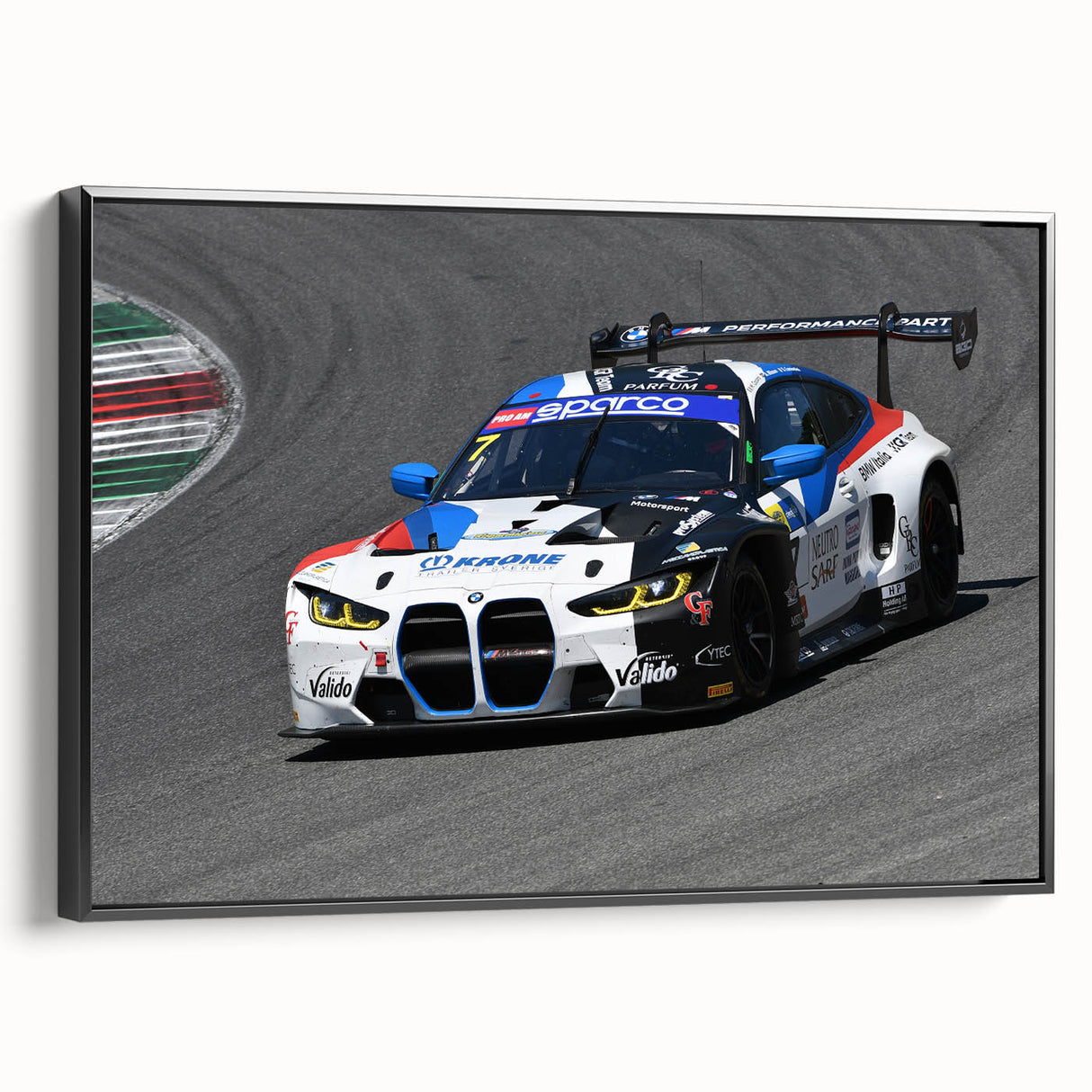 Black and white framed canvas of a vintage car in profile view, ideal for bedroom wall art with a retro touch.