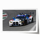 Vintage car illustration in muted sepia tones on a rolled print, suitable for art wall dining room.