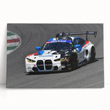 Black and white vintage car print on stretched canvas, ideal for kitchen wall art.