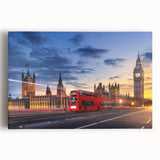 Black and white stretched canvas featuring a collection of vintage service vehicles, ideal for kitchen wall art.