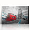 Large abstract wall art featuring a collection of mid-century modernist service vehicles in black and white tones.