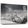 Acrylic print of a side view of various service vehicles in muted earth tones, ideal for dining room decor.