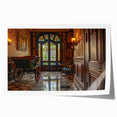 Extra large rolled print of a vintage vehicle collection in muted colors, ideal for art wall dining room.