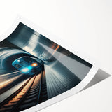 Extra large wall art featuring a line art of flowers in black and white, printed on rolled canvas.